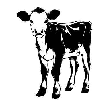 Minimalist Tasarım Kullanımı Biçiminde Siyah ve Beyaz Baldır İllüstrasyonu