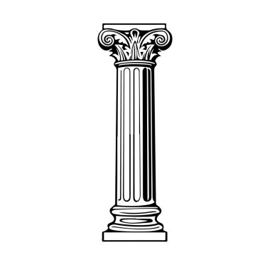 Süslü Süslü Klasik Mimari Sütun Tasarımı