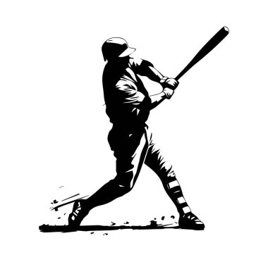 Dinamik Beyzbol Oyuncusu Güç ve Hassasiyetle Vuruyor