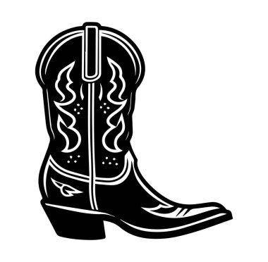 Benzersiz Tasarım Elementleri olan Batılı Kovboy Botu