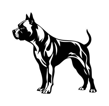 Siyah ve Beyaz Sanatta Güçlü ve Görkemli Köpek