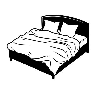 Yumuşak Yatak ve Yastıklı Minimalist Yatak Tasarımı