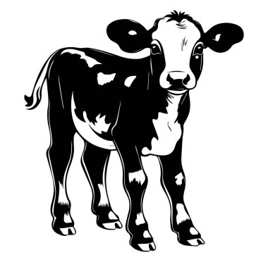 Koca Gözlü Şirin Baldırın Tek Renkli İllüstrasyonu