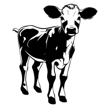 Basit Şekilde Şirin Siyah ve Beyaz Baldır Resimleri