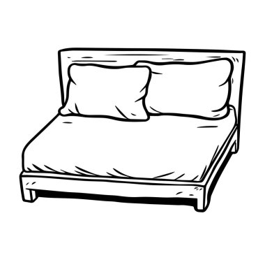 Yumuşak Yastıklar ve Temiz Çizgilerle Sade Yatak Tasarımı