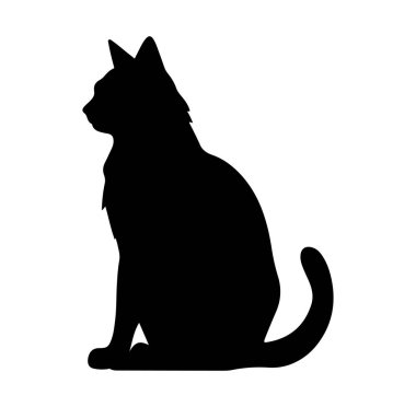 Profil Görünümü ve Poz Veren Bir Kedinin Zarif Silueti