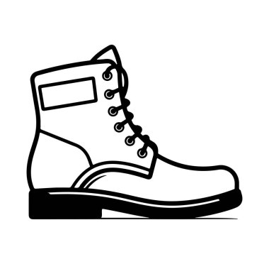 Bağcıklı ve Düz Tabanlı Klasik Çizme Tasarımı