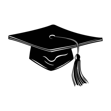 Tassel 'le Siyahi Mezuniyet Başlığı Akademik Başarı ve Eğitim Yolculuğunu Kutlama Sembolize Ediyor