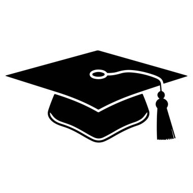 Mezuniyet Kap Simgesi Akademik Başarı ve Öğrenci Yaşamı ve Eğitim Yolculuğunda Başarı Sembolize