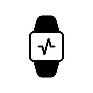 fitness izleyici simgesi vektör şablonu