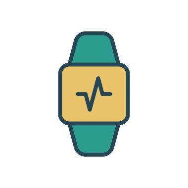 fitness izleyici simgesi vektör şablonu