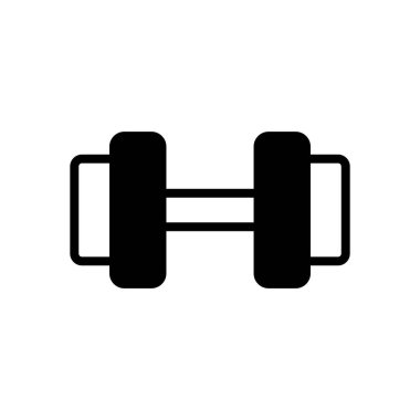 dambıl, halter simgesi vektör şablonu