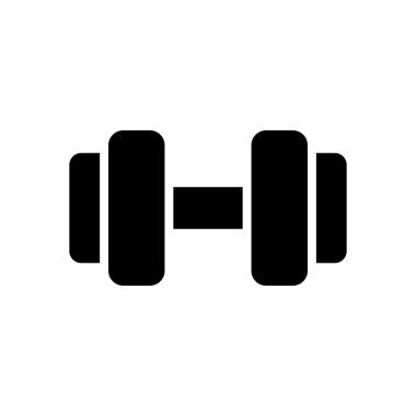 dambıl, halter simgesi vektör şablonu