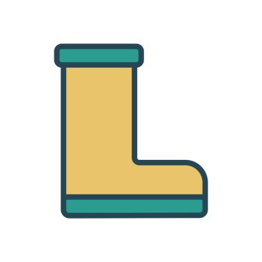 Çizme simgesi vektör şablonu