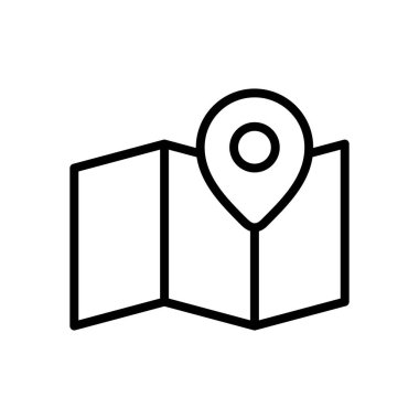 Simge sembolü vektör şablonunu haritalar