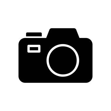 kamera simgesi vektör şablonu