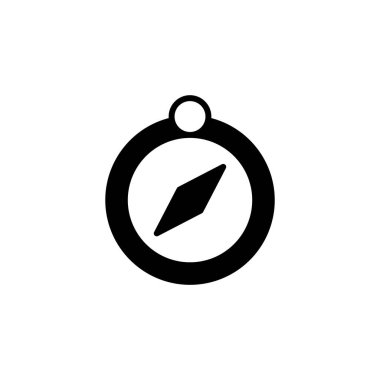 pusula simgesi vektör şablonu