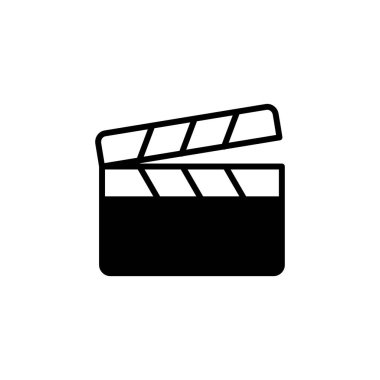 film kırpıcı simgesi vektör şablonu