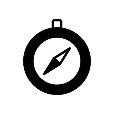 pusula simgesi vektör şablonu