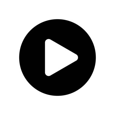 çalma düğmesi simgesi vektör şablonu