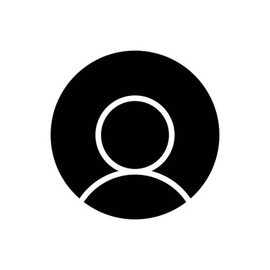 kullanıcı profili simgesi vektör şablonu