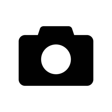 kamera simgesi vektör şablonu