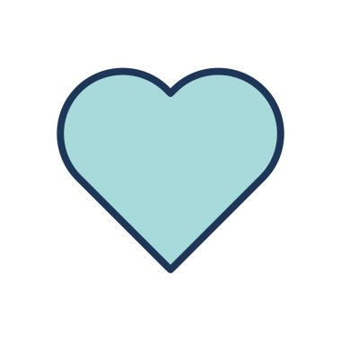 kalp simgesi vektör şablonu