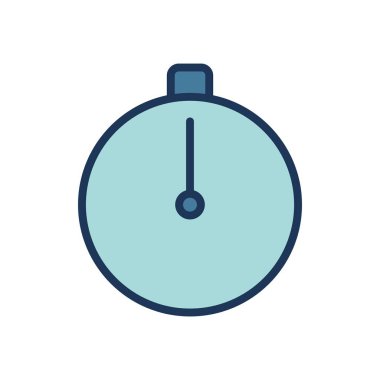 Alarm saati simgesi vektör şablonu