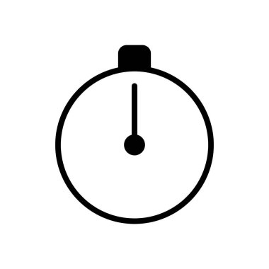 Alarm saati simgesi vektör şablonu