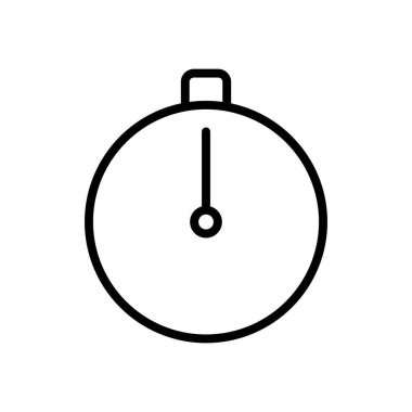 Alarm saati simgesi vektör şablonu