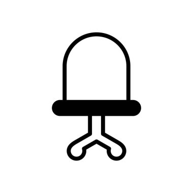 sandalye simgesi vektör şablonu