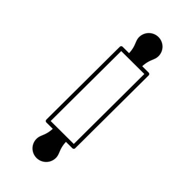 rolling pin icon symbol vector template clipart