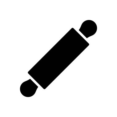 yuvarlanan pin simgesi vektör şablonu