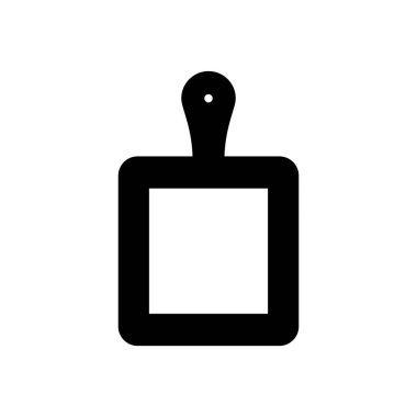 Pano simgesi vektör şablonunu kes