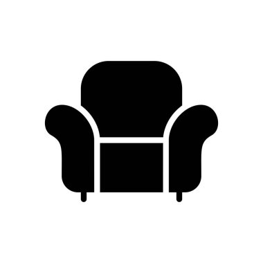 kanepe simgesi vektör şablonu