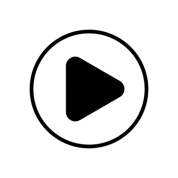 çalma düğmesi simgesi vektör şablonu