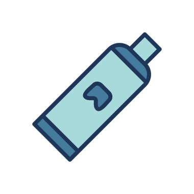 diş macunu simgesi vektör şablonu