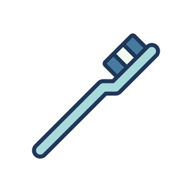 diş fırçası simgesi vektör şablonu