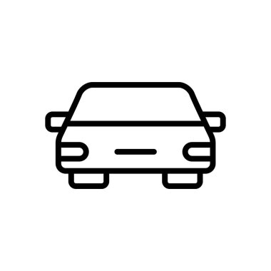 araba simgesi vektör şablonu