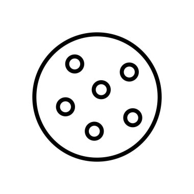 Çerez simgesi vektör şablonu