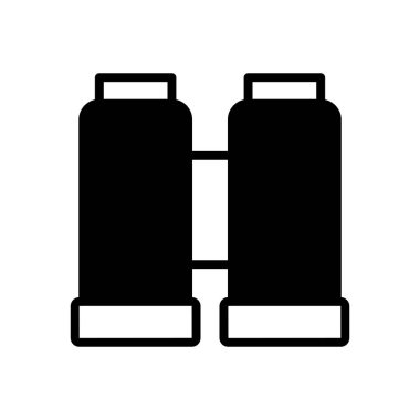 dürbün simgesi vektör şablonu