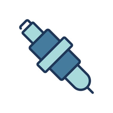 buji simgesi vektör şablonunu ateşle