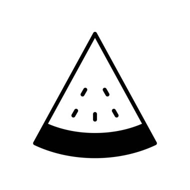 Karpuz simgesi vektör şablonu