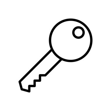 anahtar simge vektör şablonu