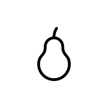 Armut Meyvesi Simge Vektörü