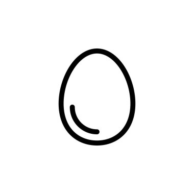 Tavuk Yumurtası Simgesi Vektörü