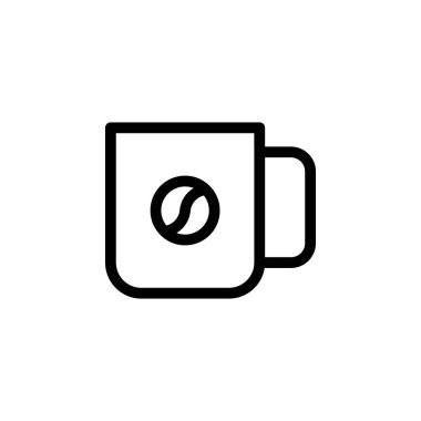 Kahve kupası içecek ikon vektörü