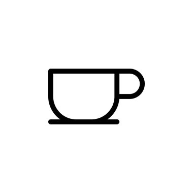 Kahve kupası içecek ikon vektörü