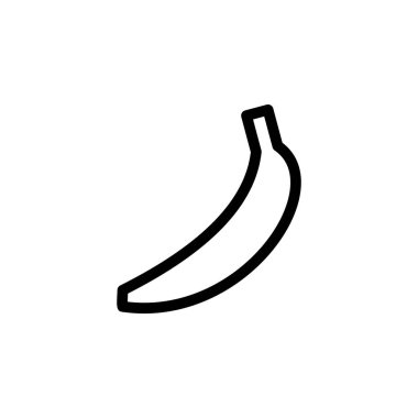 Muz Meyvesi İkon Vektörü