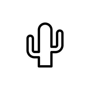 Kaktüs Bitkisi Sulu Simge Vektörü
